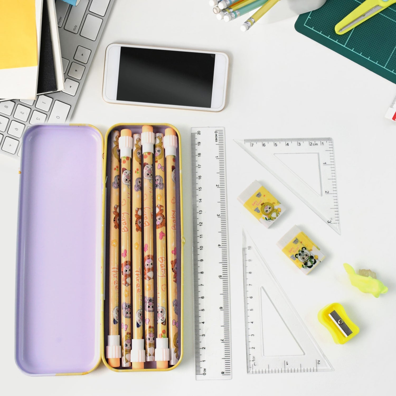 Complete Stationery Geometry Box (1 Set) Complete Stationery Geometry Box (1 Set)